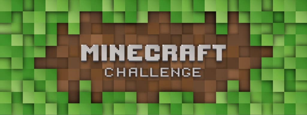 Original Minecraft challenge graphic from the Create2Discover article
