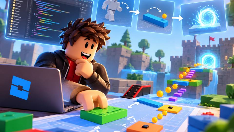Roblox problem-solving scene