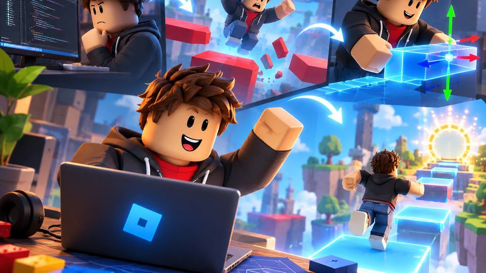 Roblox creator persistence scene