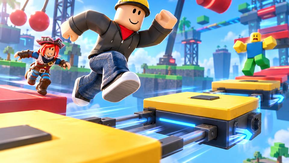 Roblox moving obstacle scene